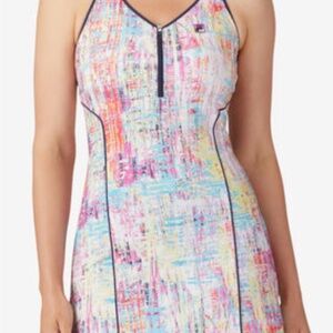 Fila Multicolor Abstract Mini Dress